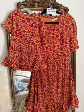 SET Ivy City Co Floral RAVEN set mom size 4 mini size 12-18
